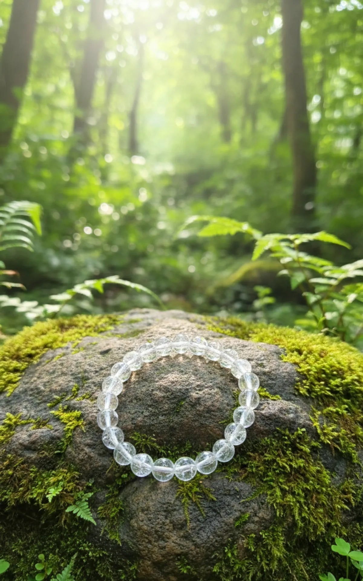 Clear Premium Quartz Crystal Bracelet Men & Women