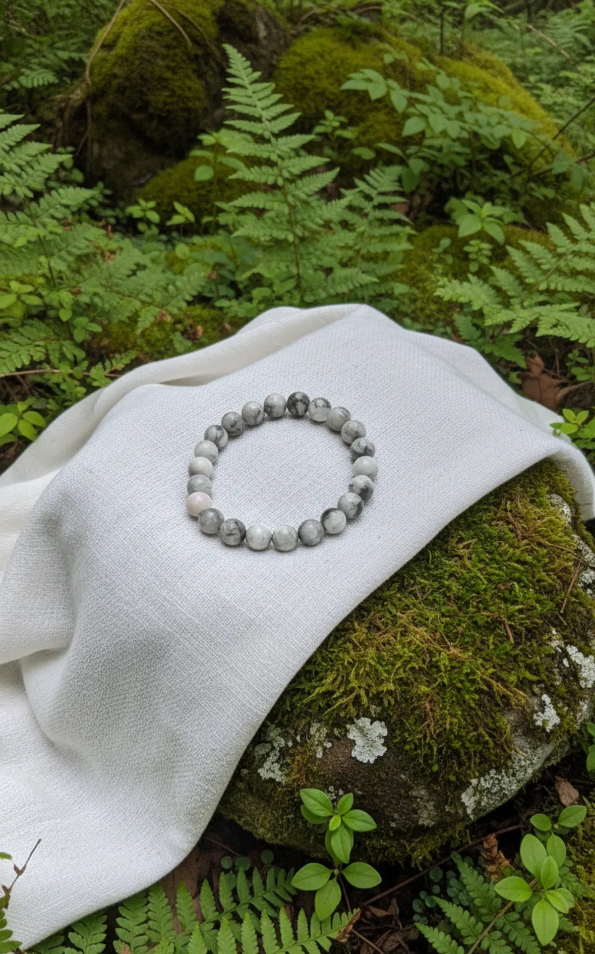 White Premium Moonstone Crystal Bracelet Men & Women