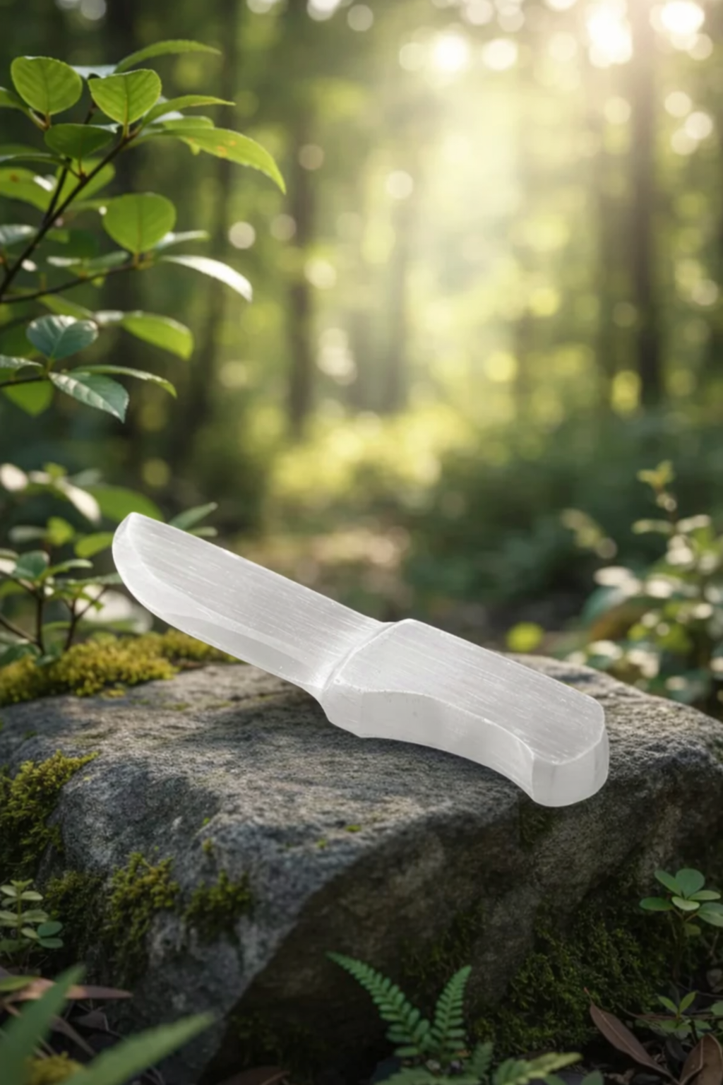 Selenite Knife for Energy Cleansing & Protection