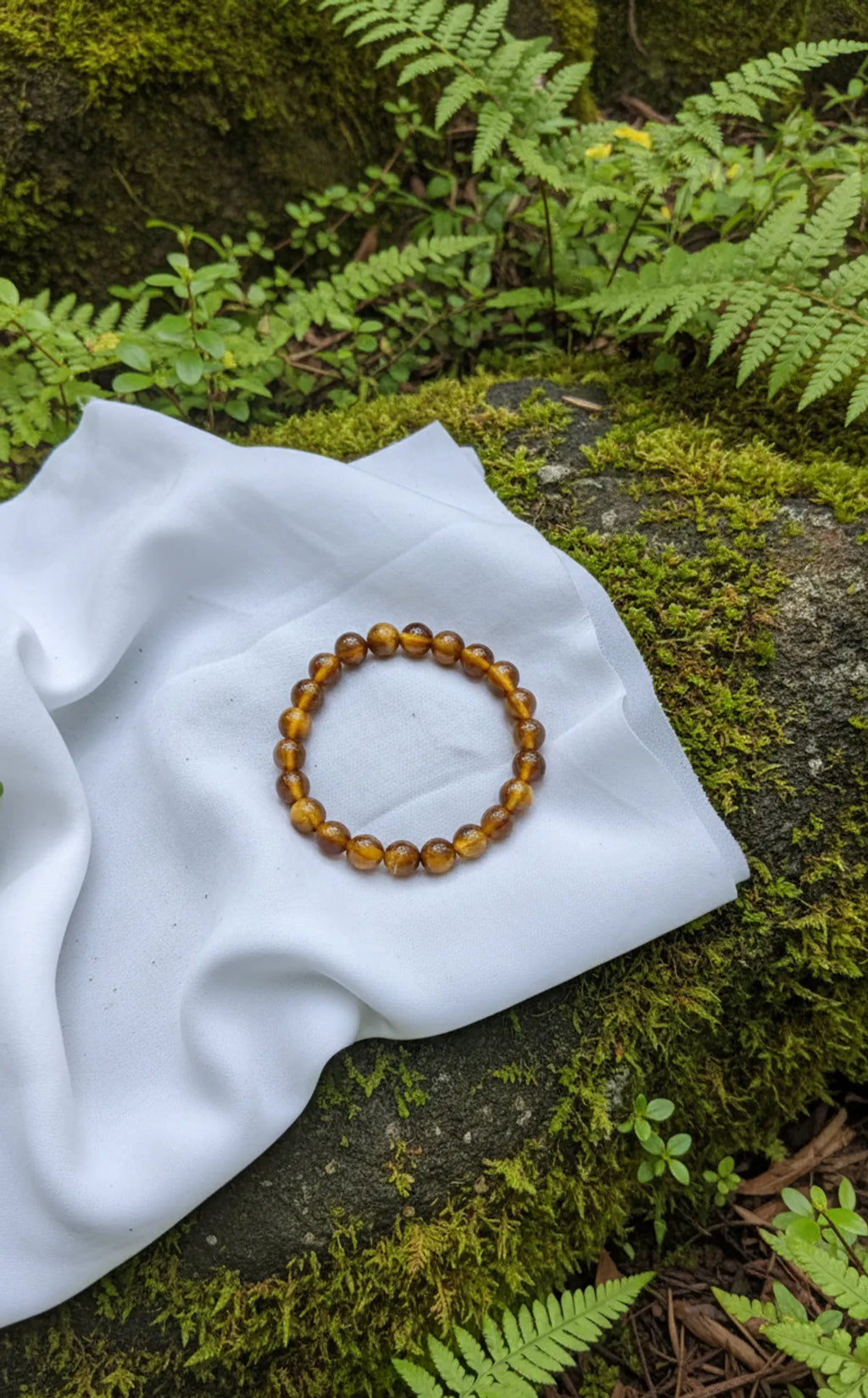 Yellow Premium Cats Eye Crystal Bracelet Men & Women